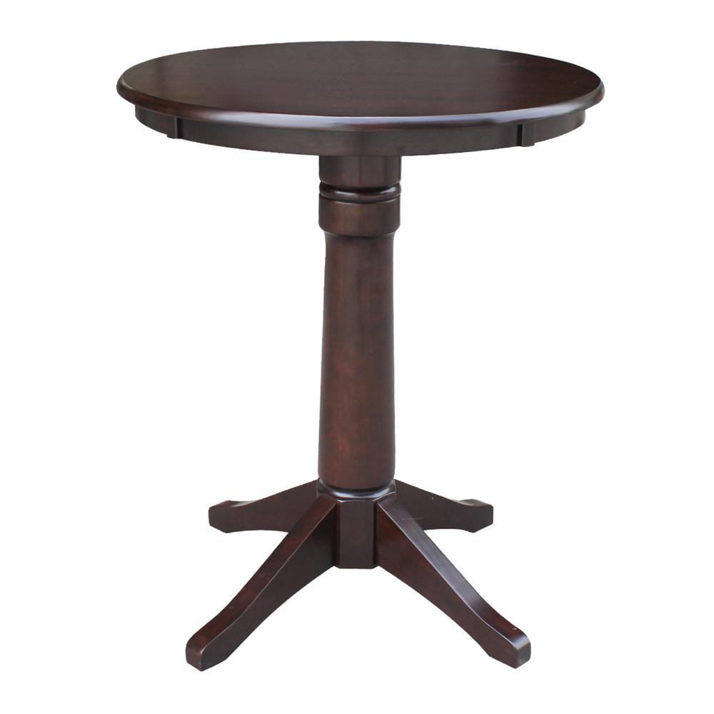 30" Round Top Pedestal Table - 34.9"H. Picture 7