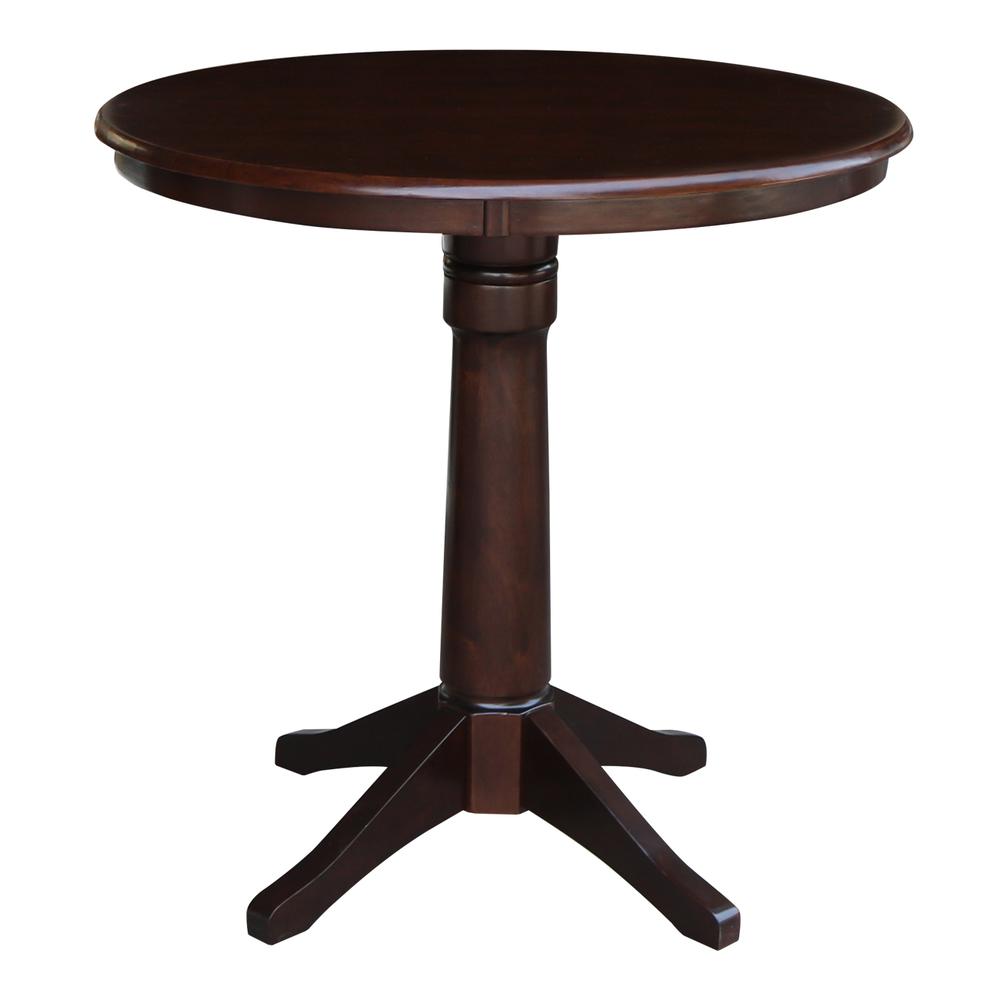 36" Round Top Pedestal Table - 34.9"H. Picture 7