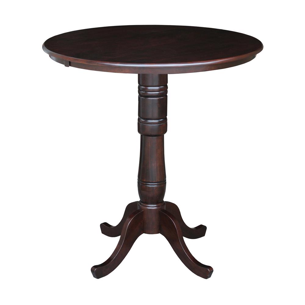 36" Round Top Pedestal Table - 40.9"H. Picture 2