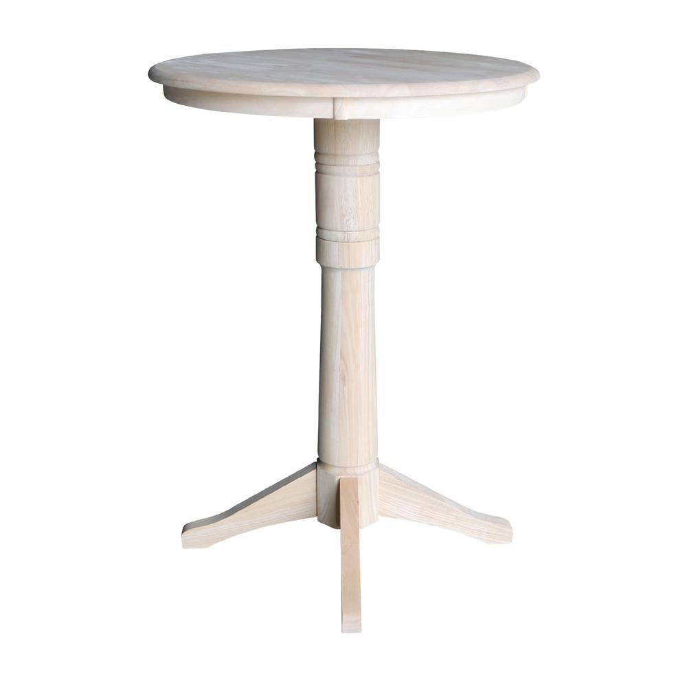 30" Round Top Pedestal Table - 34.9"H. Picture 5