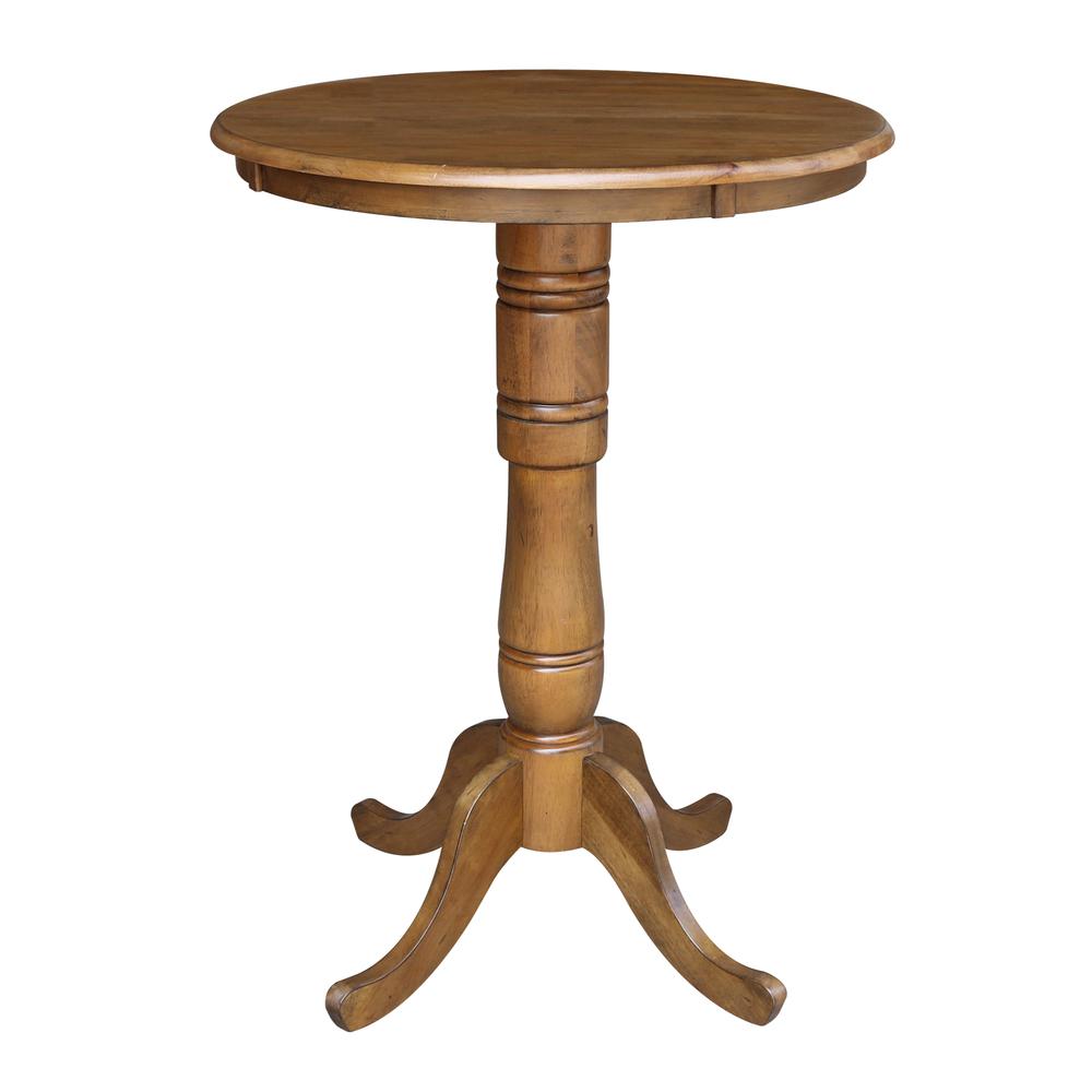 30" Round Top Pedestal Table - 40.9"H. Picture 4