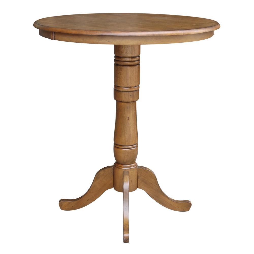 36" Round Top Pedestal Table - 40.9"H. Picture 2