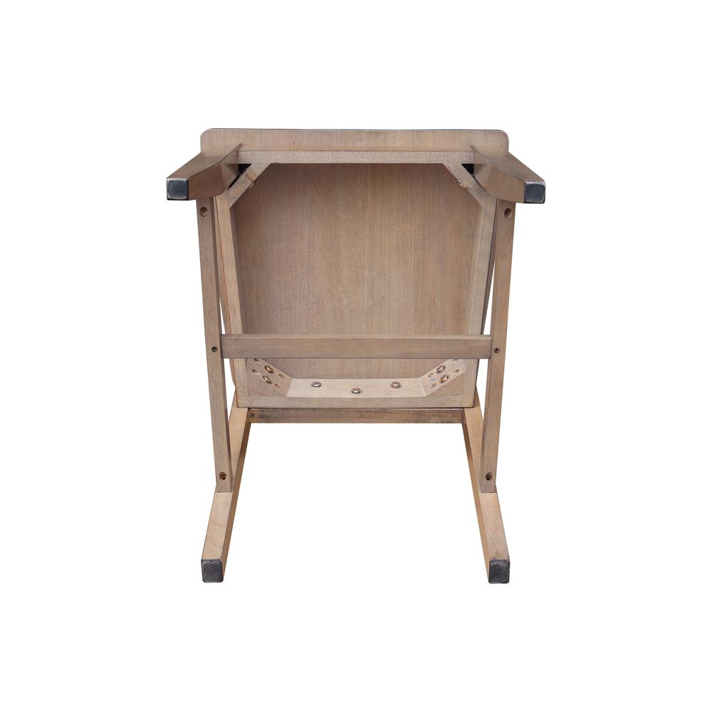 Set of Two Solid Wood Soma Dining Chairs in Flax. Picture 5