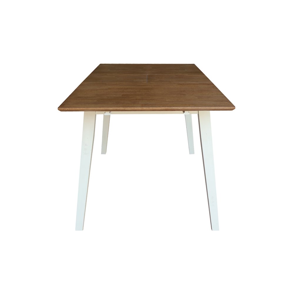60" Butterfly Extension Dining Table, Coastal Farmhouse Dining Table. Picture 8