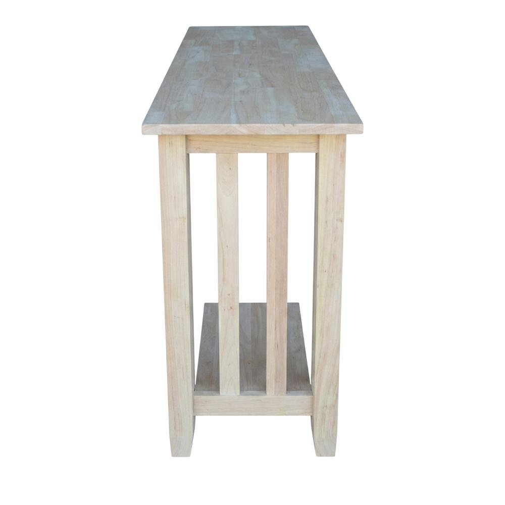 Unfinished Console or Sofa Table with Versatile Design for Living Room. Picture 4