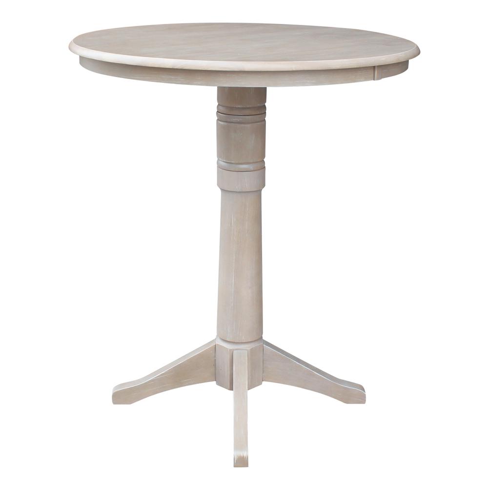 36" Round Top Pedestal Table - 40.9"H. Picture 2