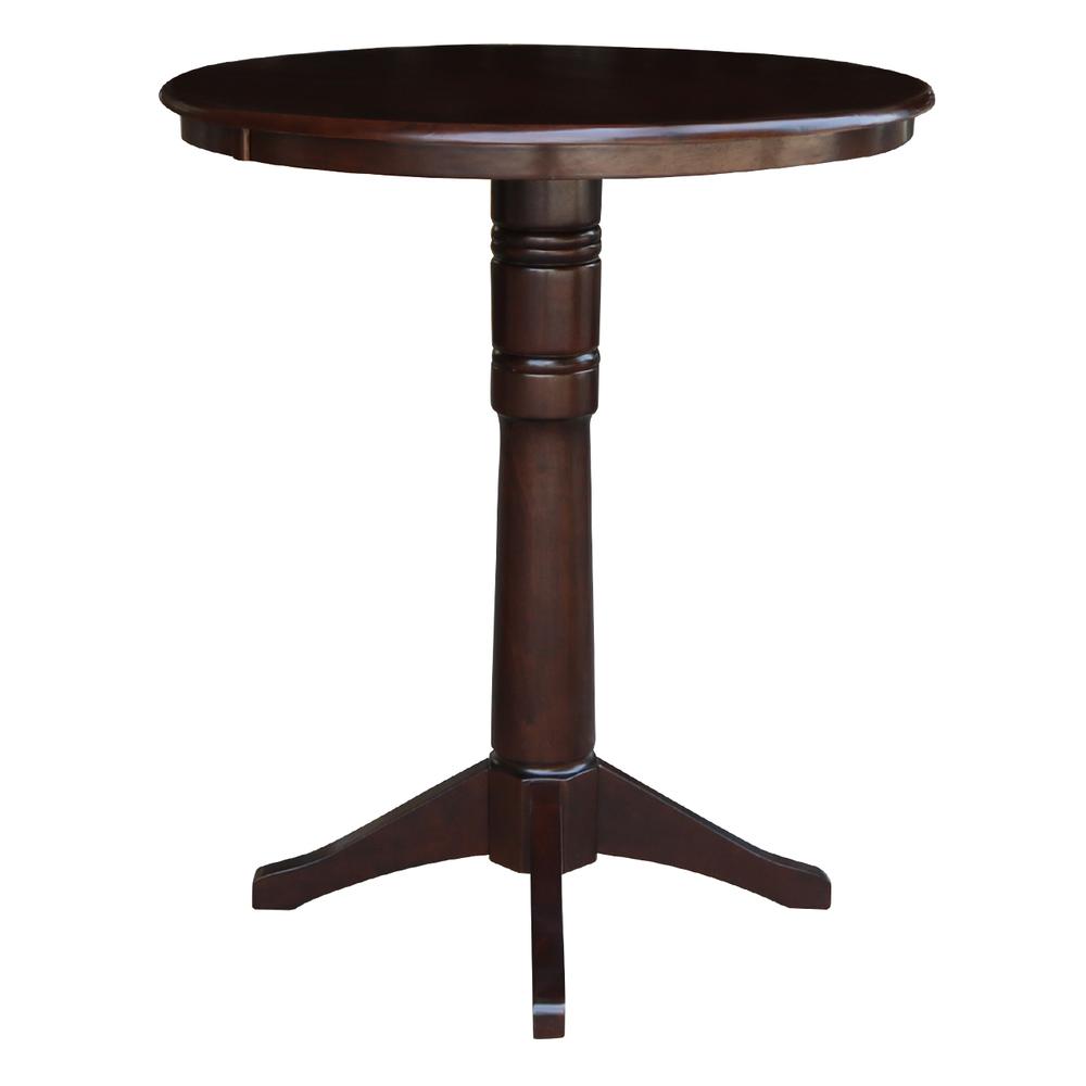36" Round Top Pedestal Table - 40.9"H. Picture 2