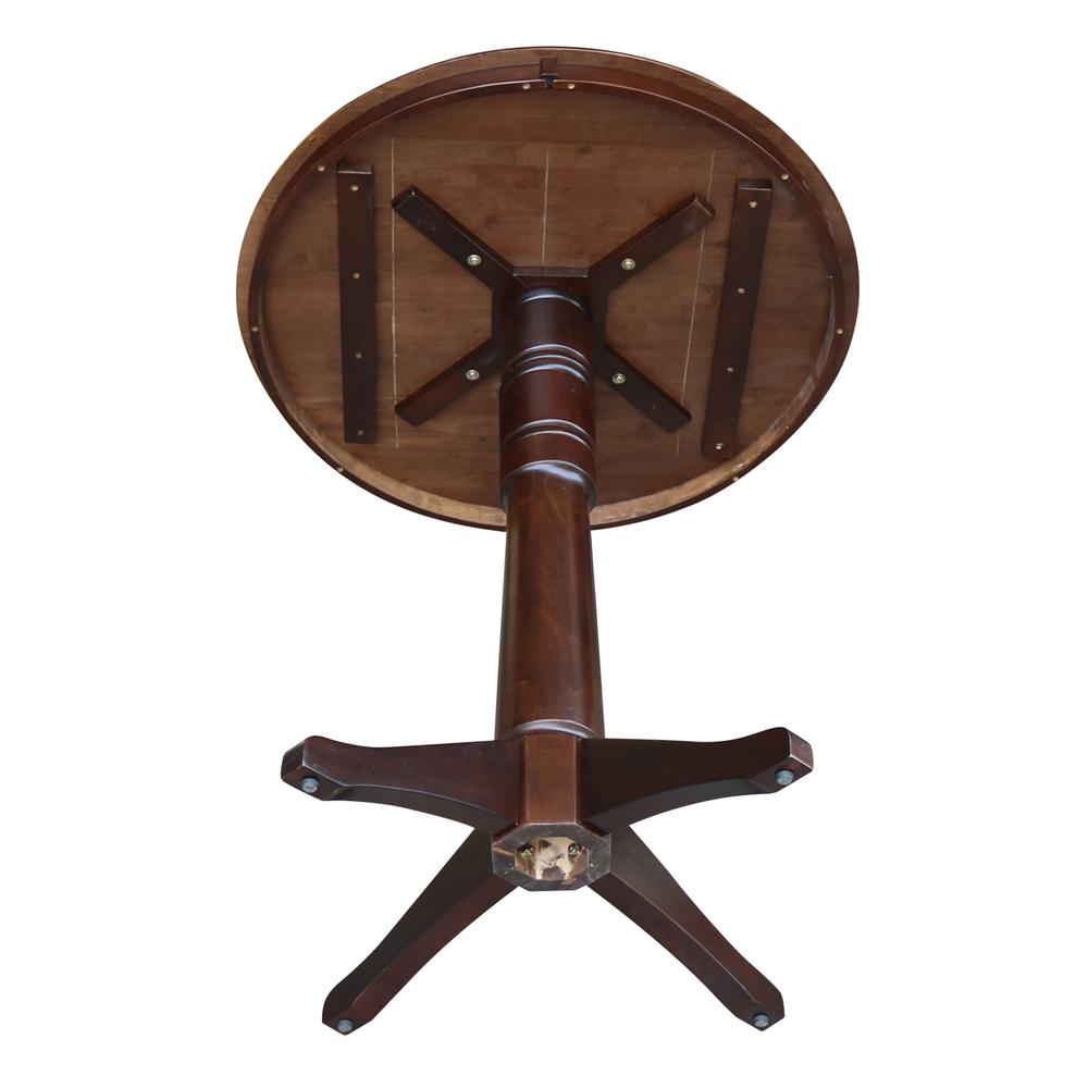 36" Round Top Pedestal Table - 40.9"H. Picture 3