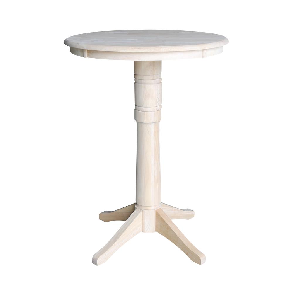 30" Round Top Pedestal Table - 41.9"H. Picture 4