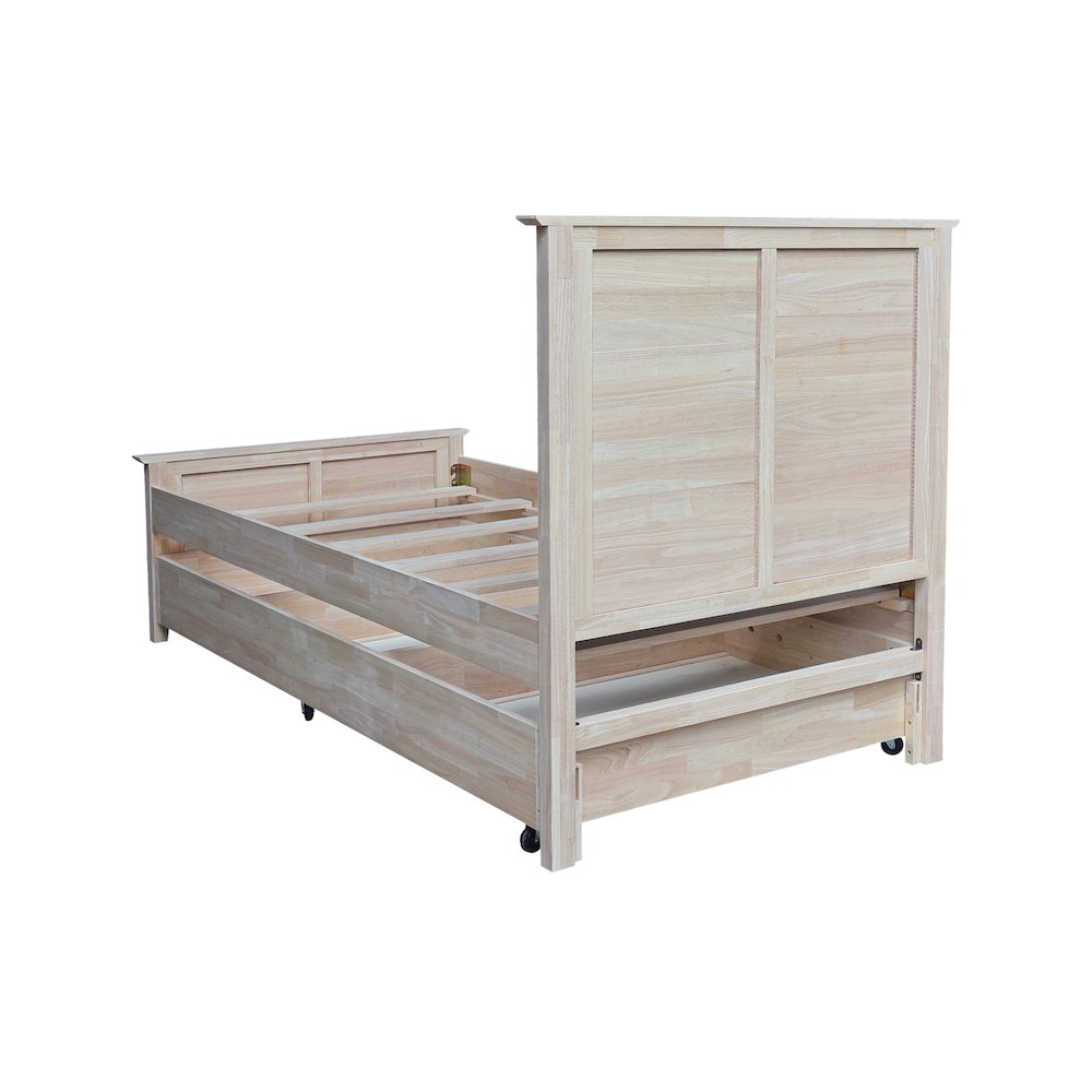 Heritage Solid Wood Twin Trundle Bed. Picture 10