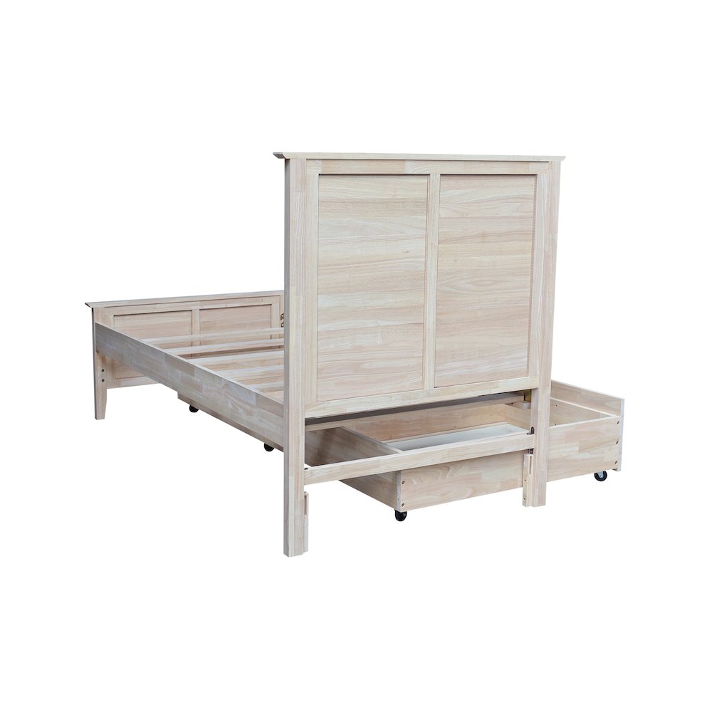 Heritage Solid Wood Twin Trundle Bed. Picture 11