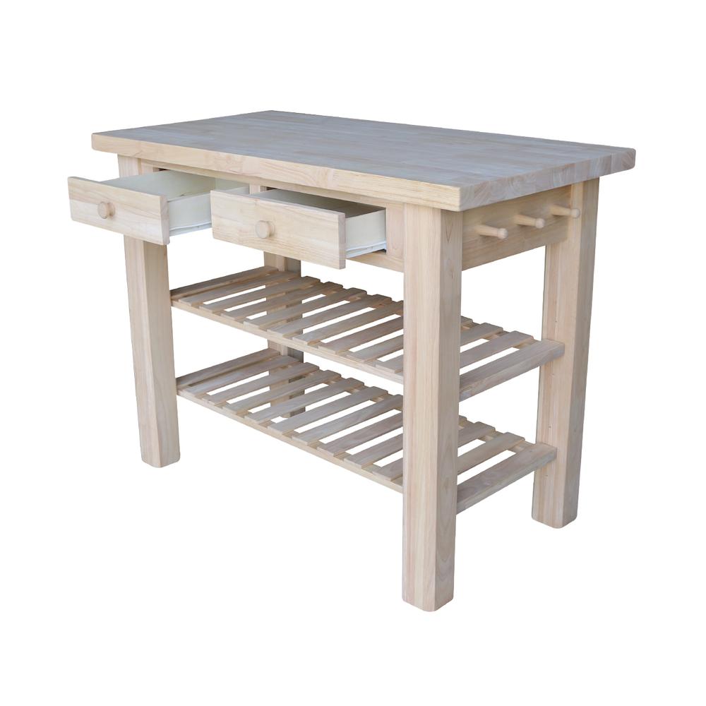 Kitchen Island, Unfinished. Picture 7