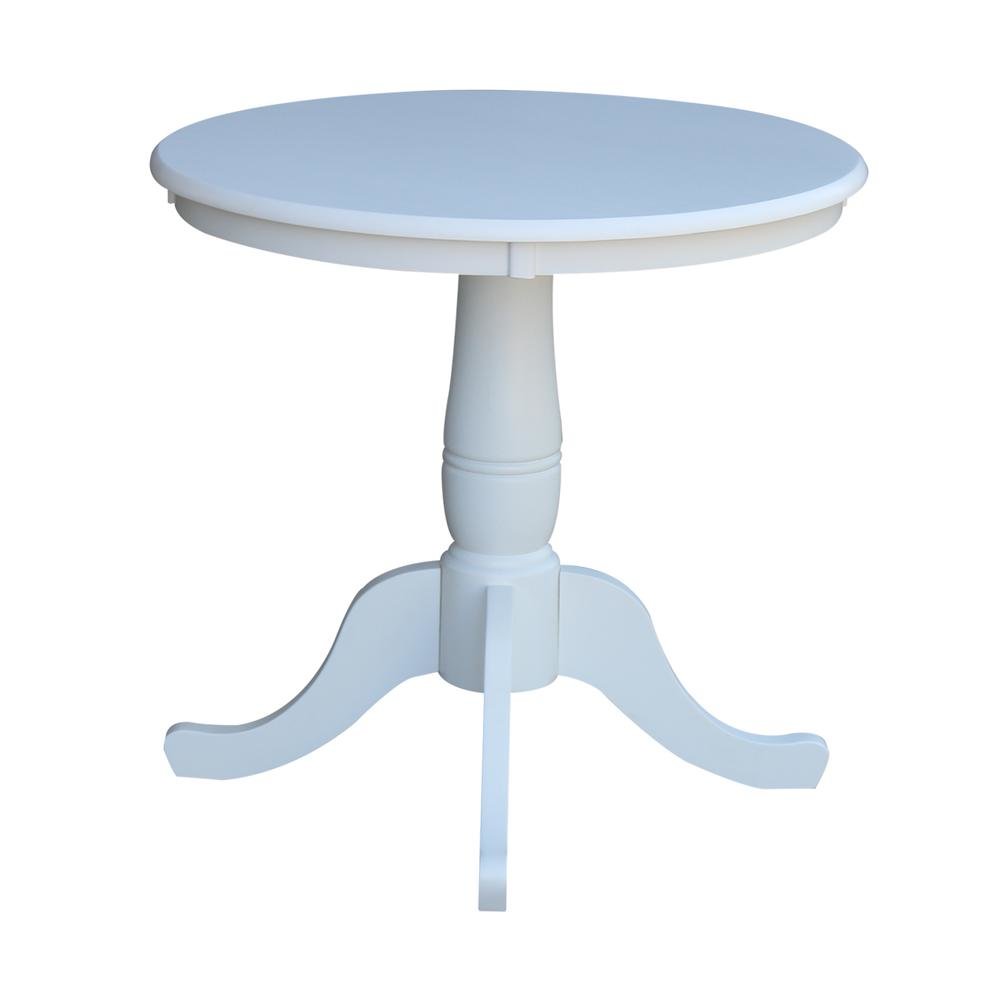 30" Round Top Pedestal Table - 28.9"H. Picture 1