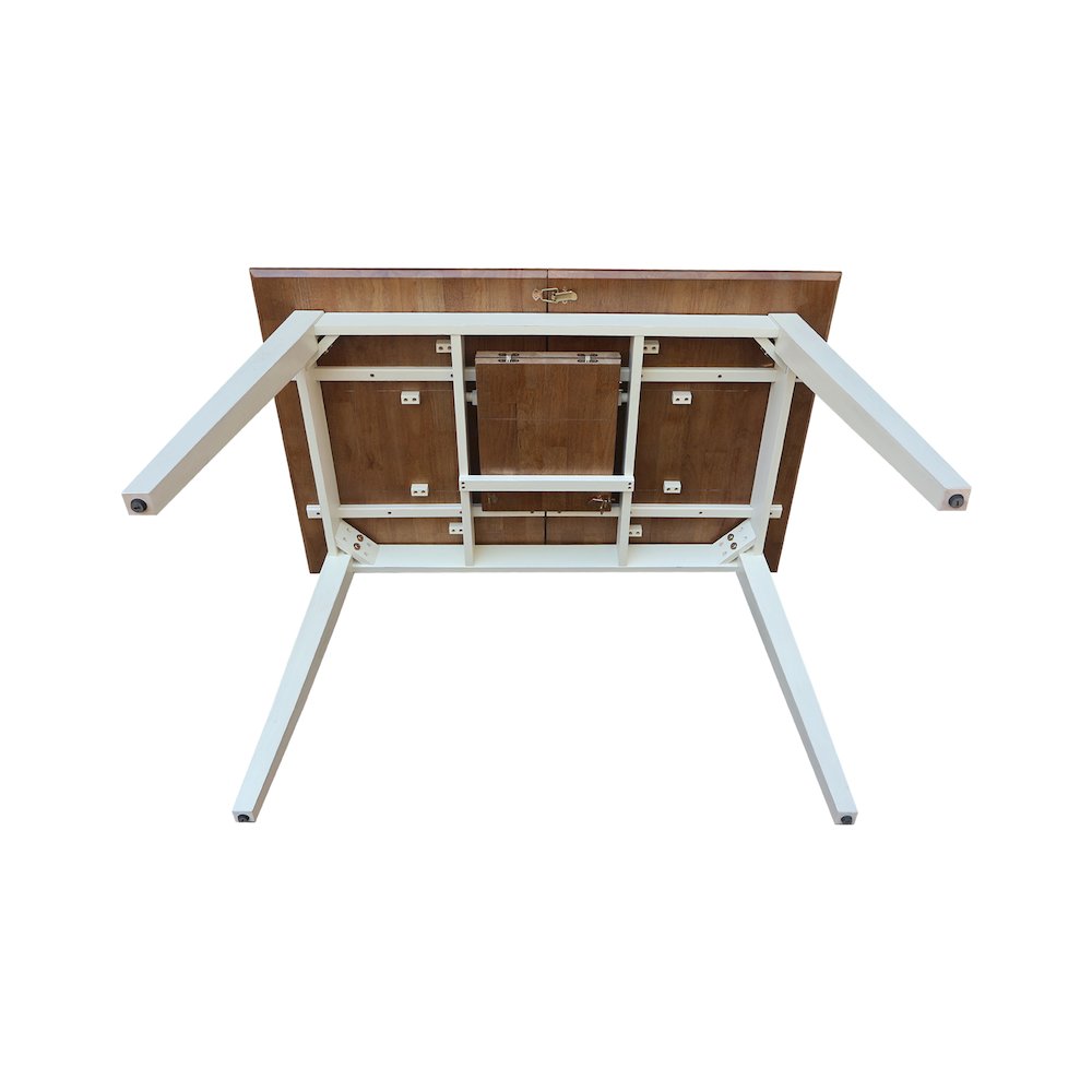 60" Butterfly Extension Dining Table, Coastal Farmhouse Dining Table. Picture 9