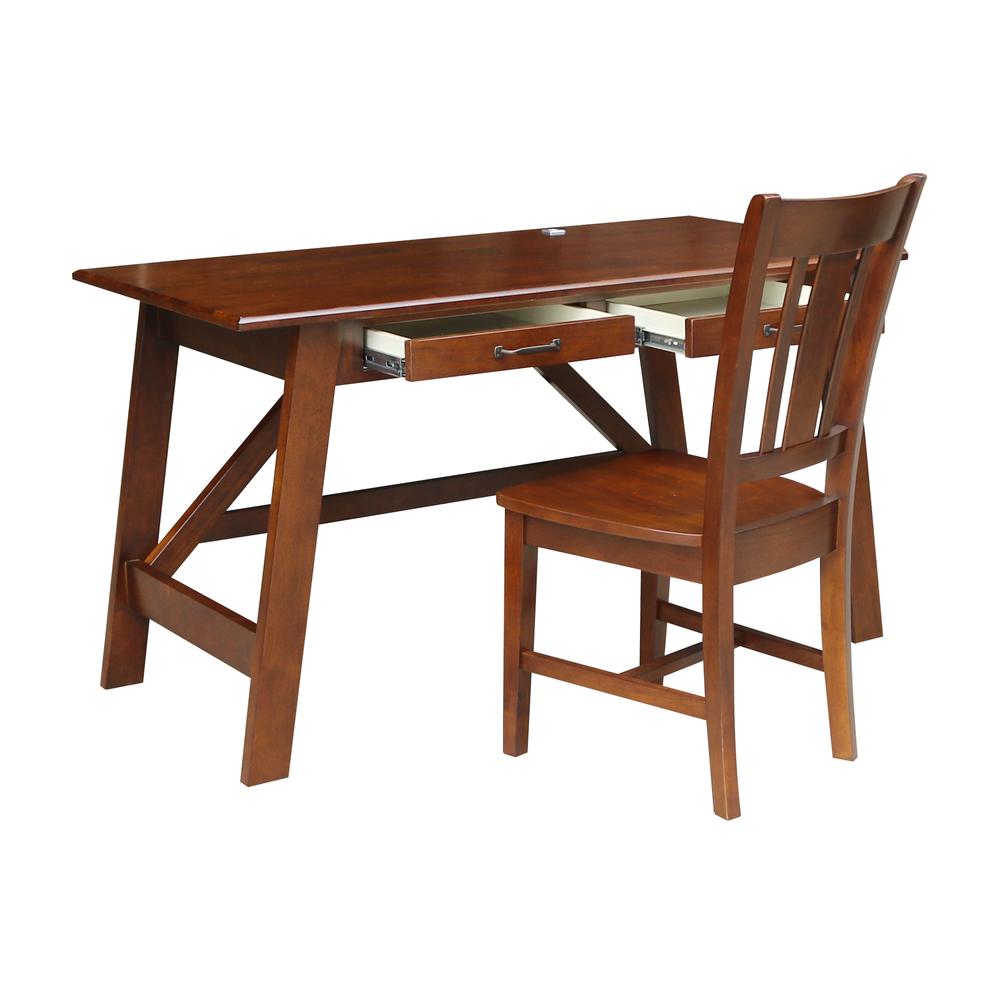 Serendipity Desk with 2 Drawers and Chair 727506562039. Picture 3
