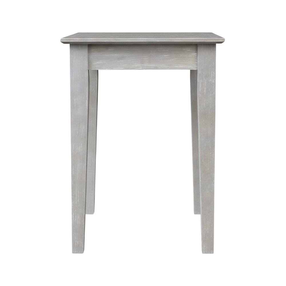 Gray Washed Writing Table With Smooth Surface And Modern Design. Picture 4