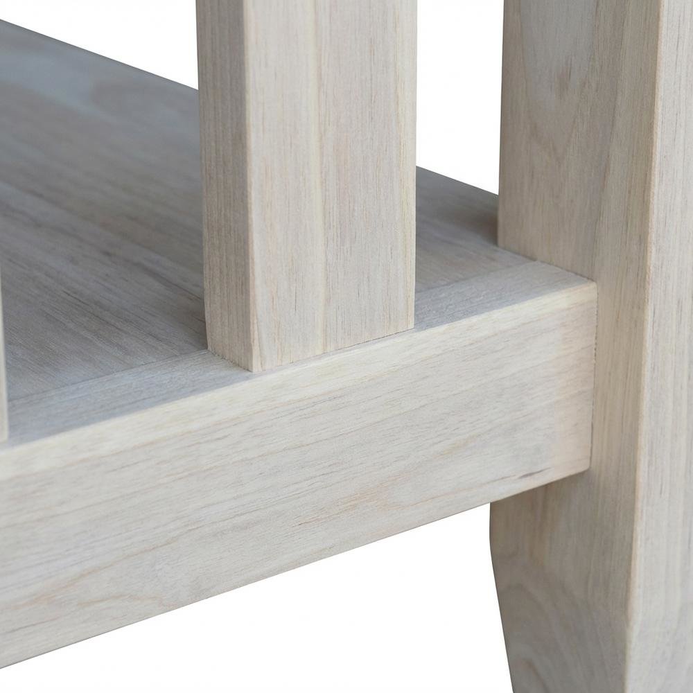 Unfinished Console or Sofa Table with Versatile Design for Living Room. Picture 5