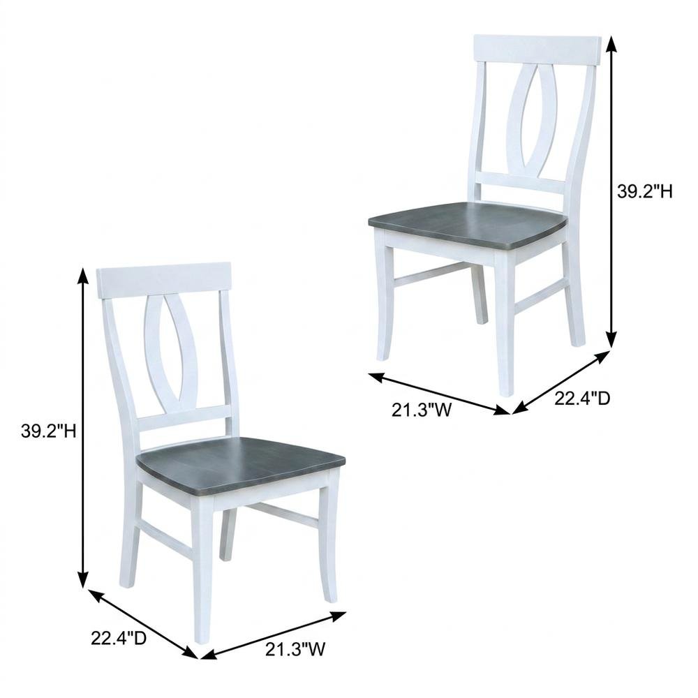 Solid Wood Dining Chairs with Hardwood Frame for Dining Room, Set of 2. Picture 5