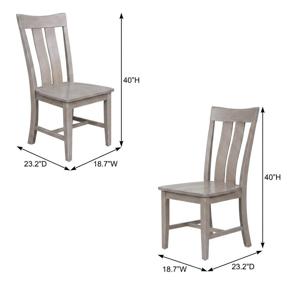 Solid Wood Dining Chair with Curved Back for Modern Dining Room. Picture 5