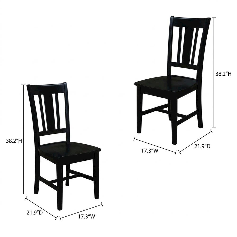 Solid Wood Dining Chairs with Splatback Design for Dining Room. Picture 5