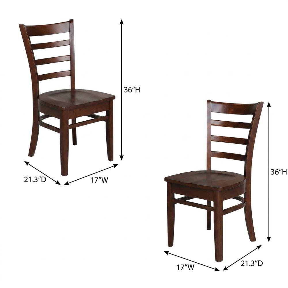 Solid Hardwood Dining Chair for Living Room, Bedroom, and Accent Seating. Picture 5
