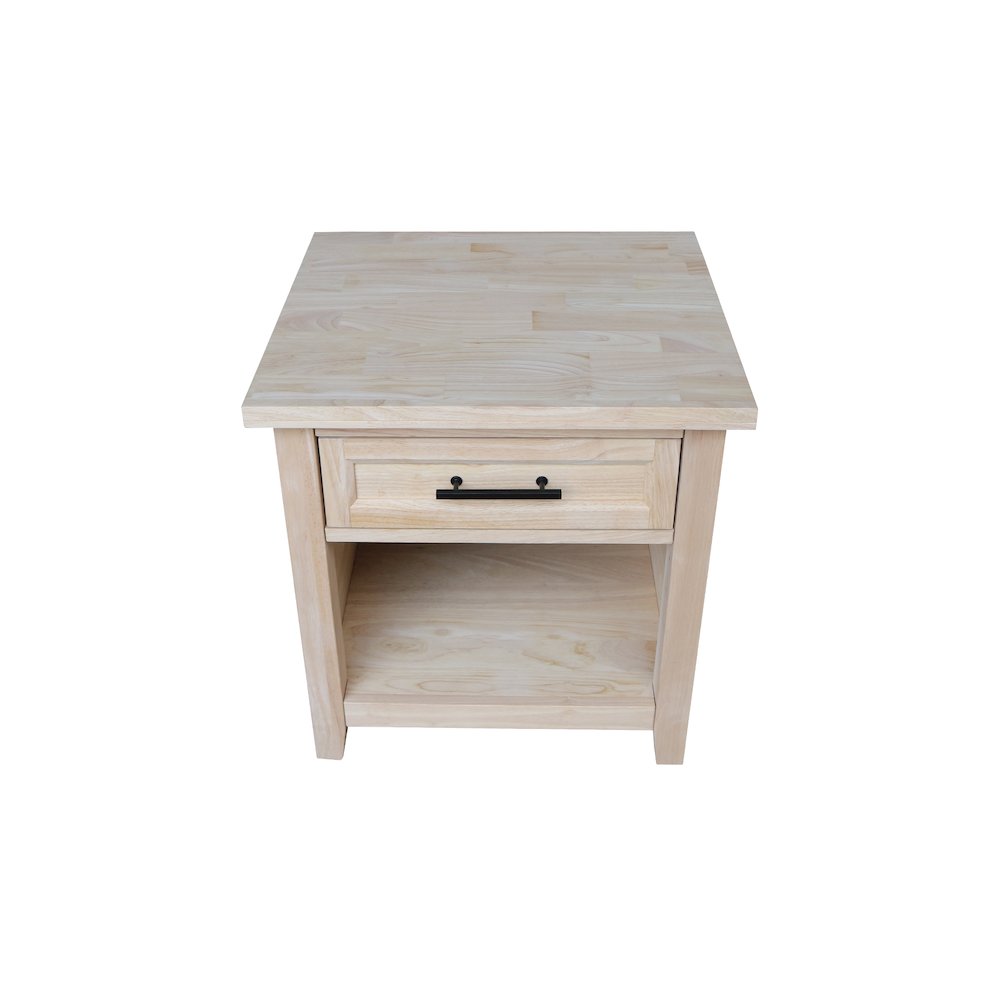 Sanibel Solid Wood End Table. Picture 9