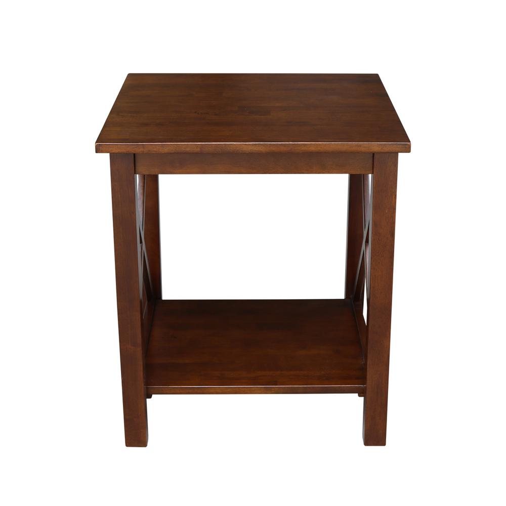 Hampton End Table, Espresso. Picture 5