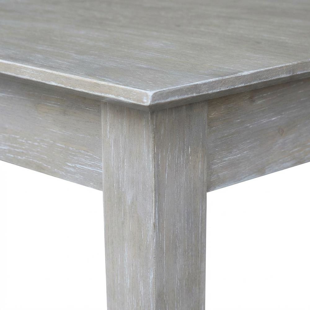 Gray Washed Writing Table With Smooth Surface And Modern Design. Picture 6
