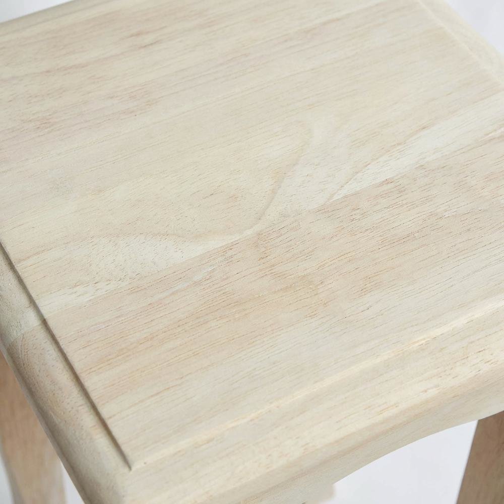 Unfinished 21-Inch High Tea Table with Classic Style and Versatile Design. Picture 6