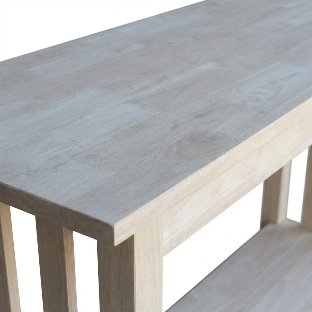 Unfinished Console or Sofa Table with Versatile Design for Living Room. Picture 6