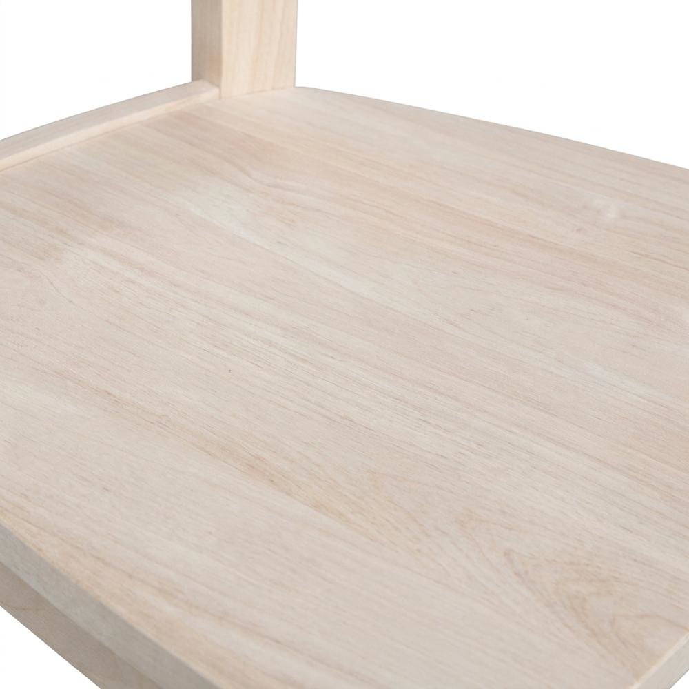 Tuscany Unfinished Hardwood Dining Chairs for Kitchen or Dining Room. Picture 7
