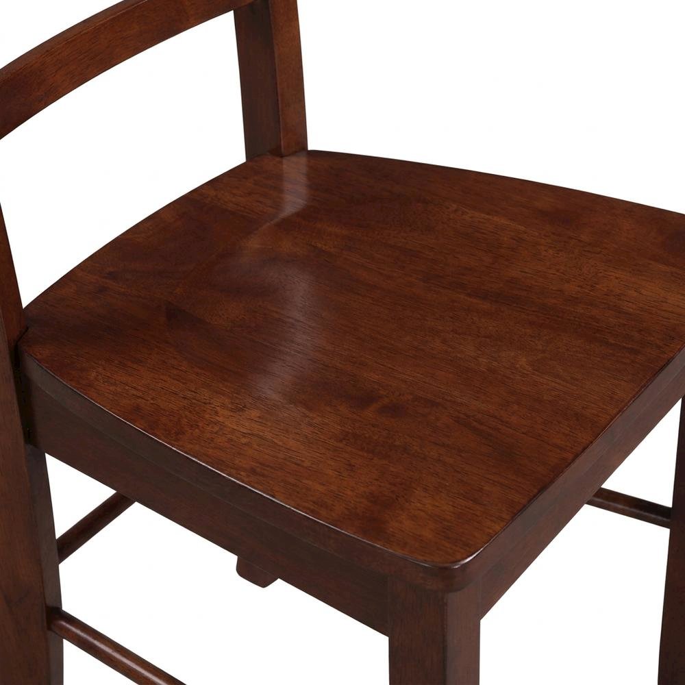 Madrid Ladderback Hardwood Dining Chair for Kitchen or Dining Room. Picture 7