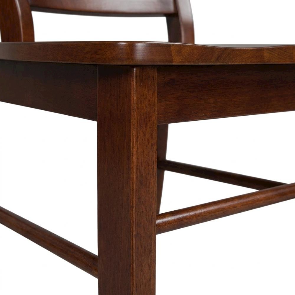 Solid Wood X-Back Dining Chair, Hardwood Side Chair for Dining Room. Picture 6