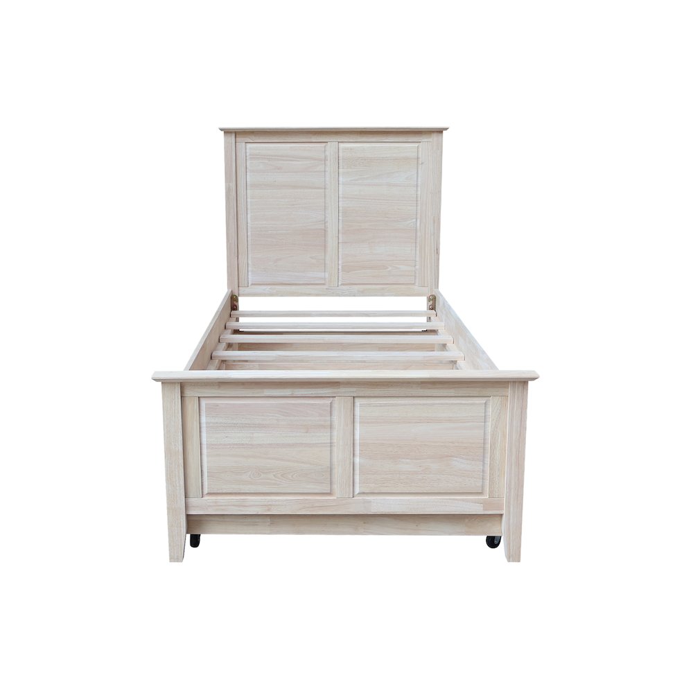 Heritage Solid Wood Twin Trundle Bed. Picture 9