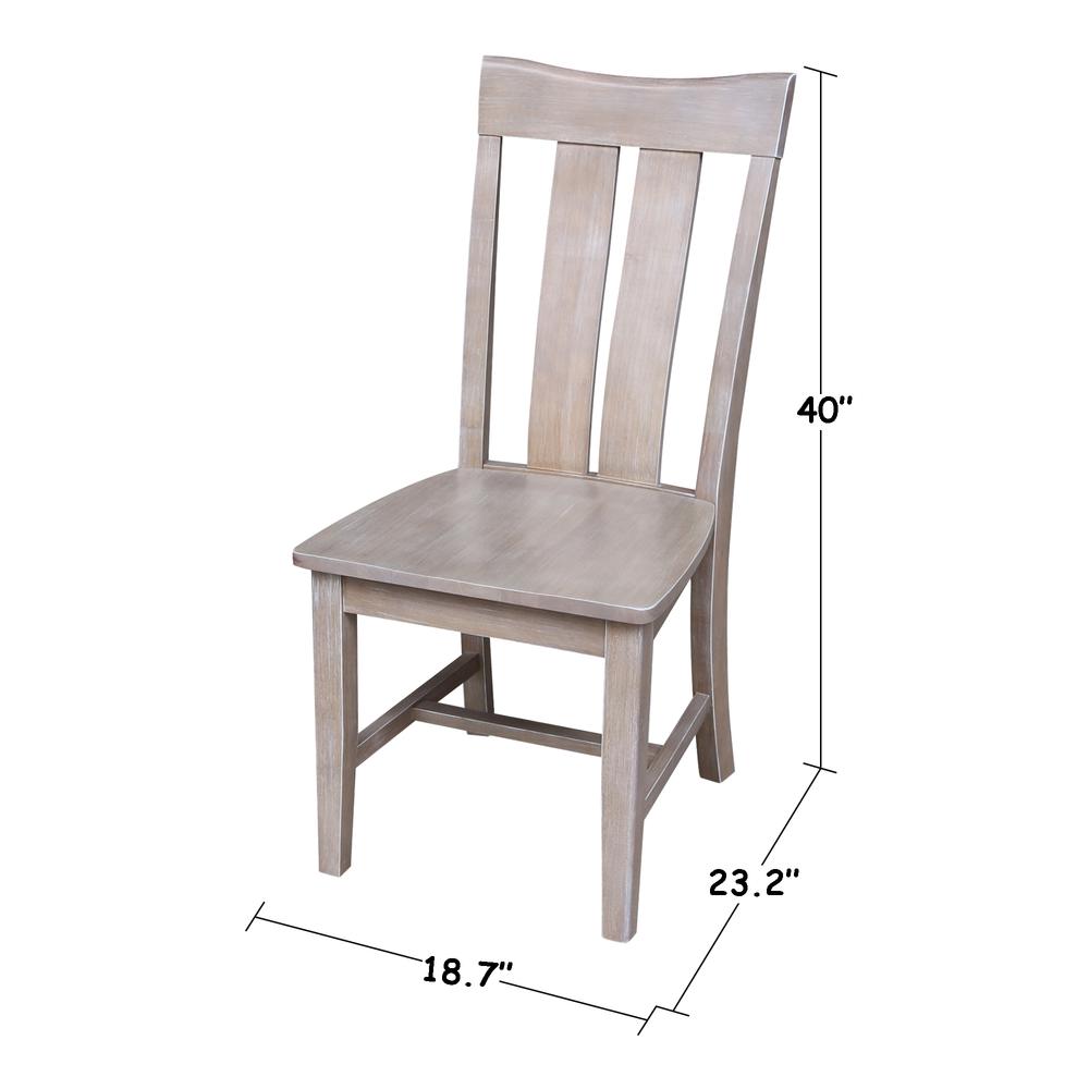 Set of Two Ava Chairs, Washed Gray Taupe. Picture 9