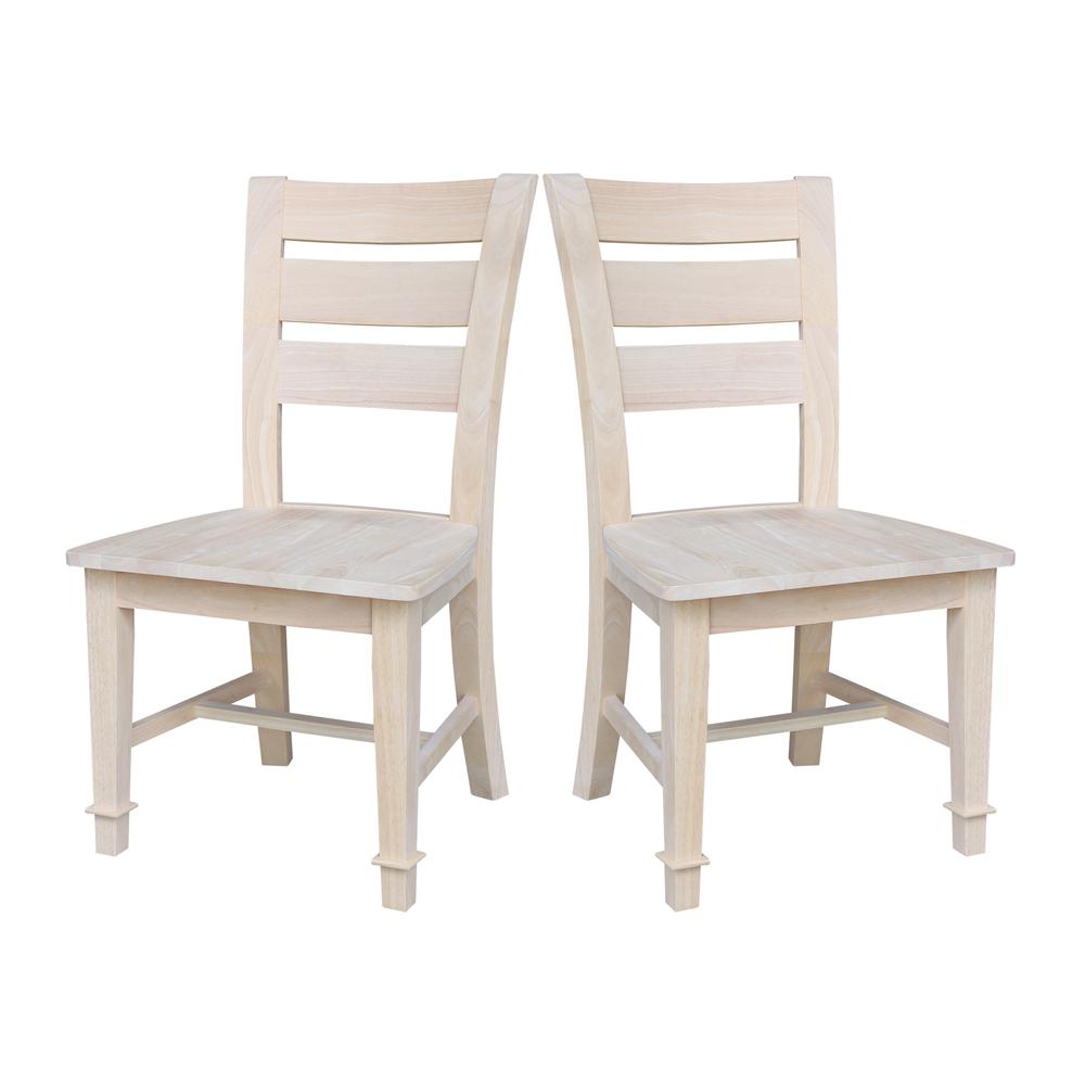 Set of Two Tuscany Chairs, Unfinished. Picture 2