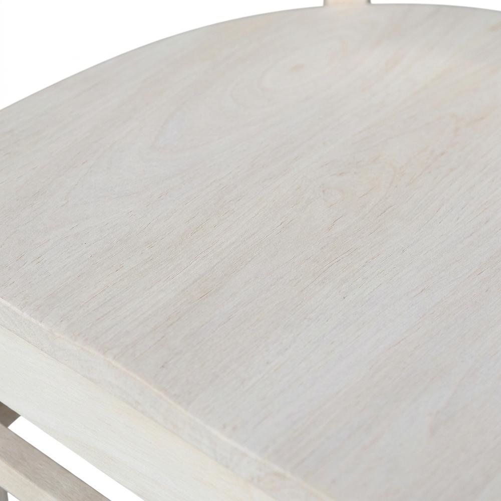 Unfinished Hardwood Dining Chairs for Kitchen and Dining Room Use. Picture 7