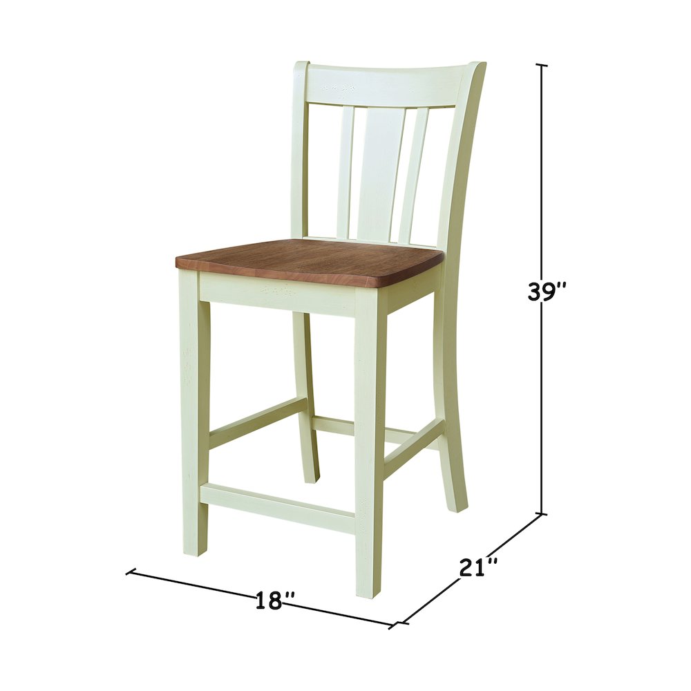 San Remo Counter Height Stool - 24" Seat Height. Picture 9