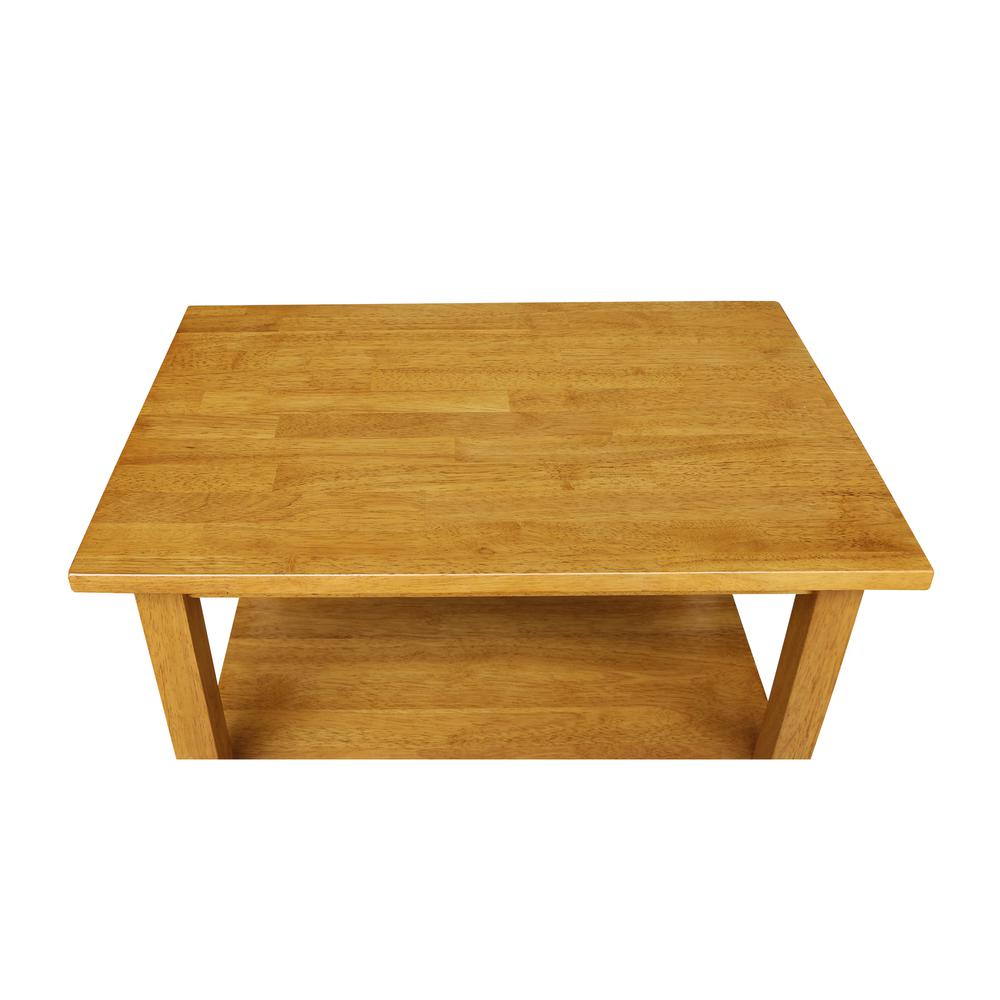 Microwave Cart, Medium Oak. Picture 2