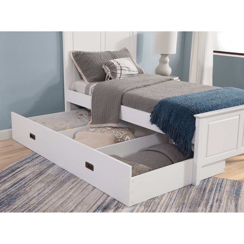 Heritage Solid Wood Twin Trundle Bed. Picture 2