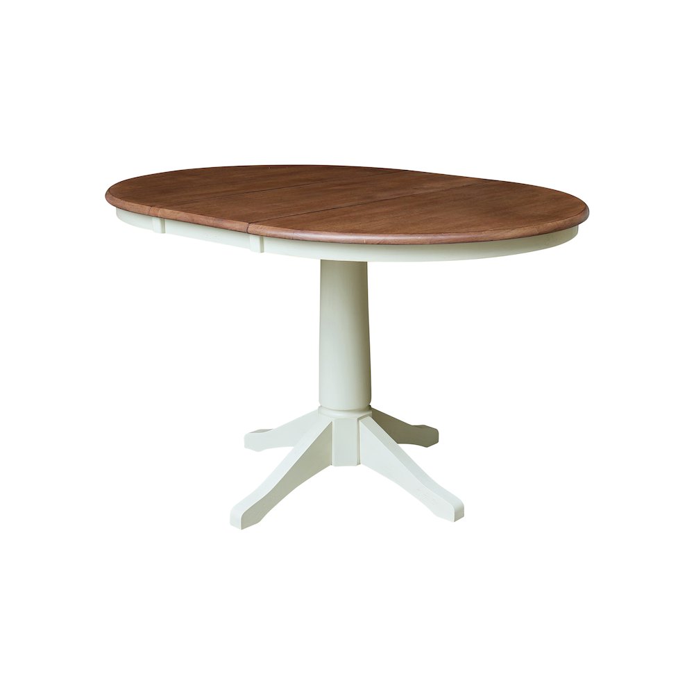 36" Round Extension Dining Table with 6 Emily Chairs. Picture 2