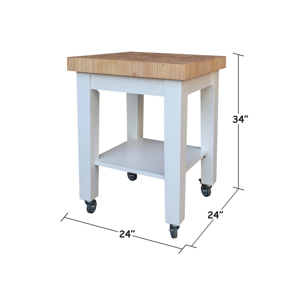 Solid Wood Kitchen Island. Picture 3