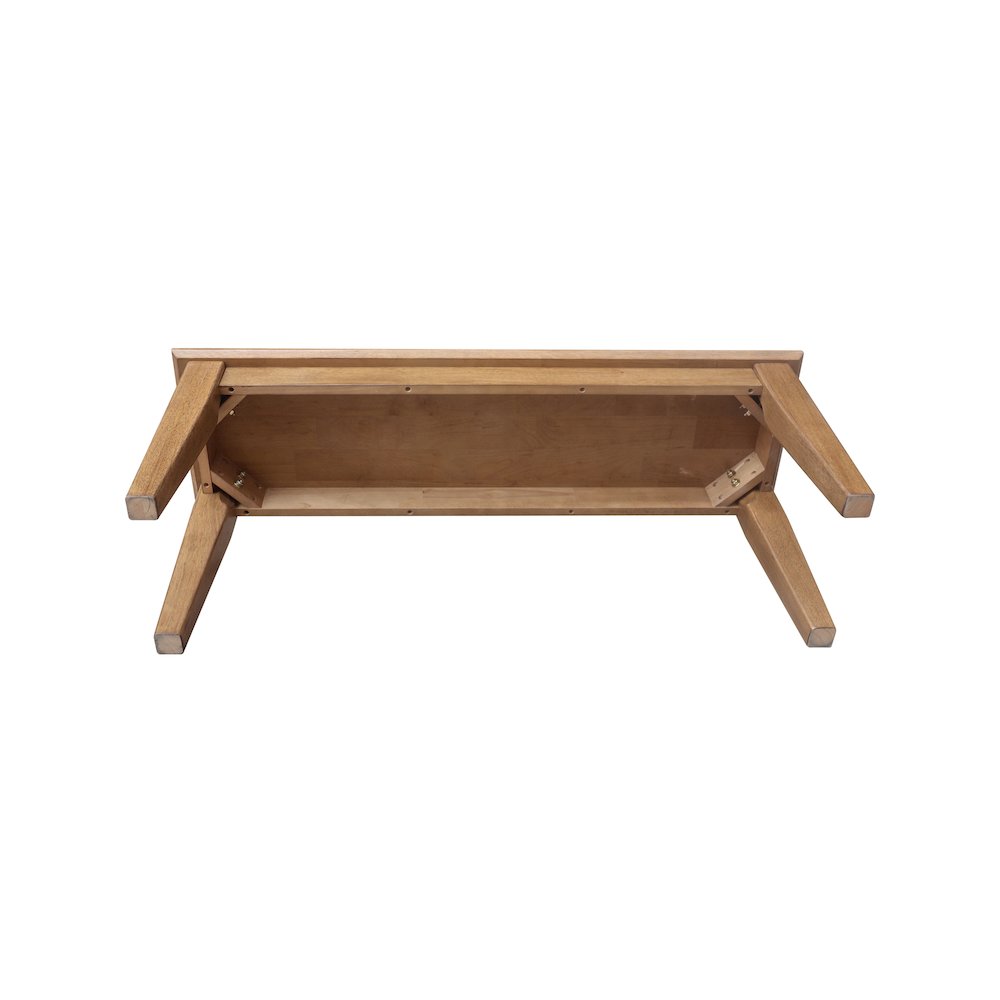 Solid Wood Shaker Style Accent Bench. Picture 4