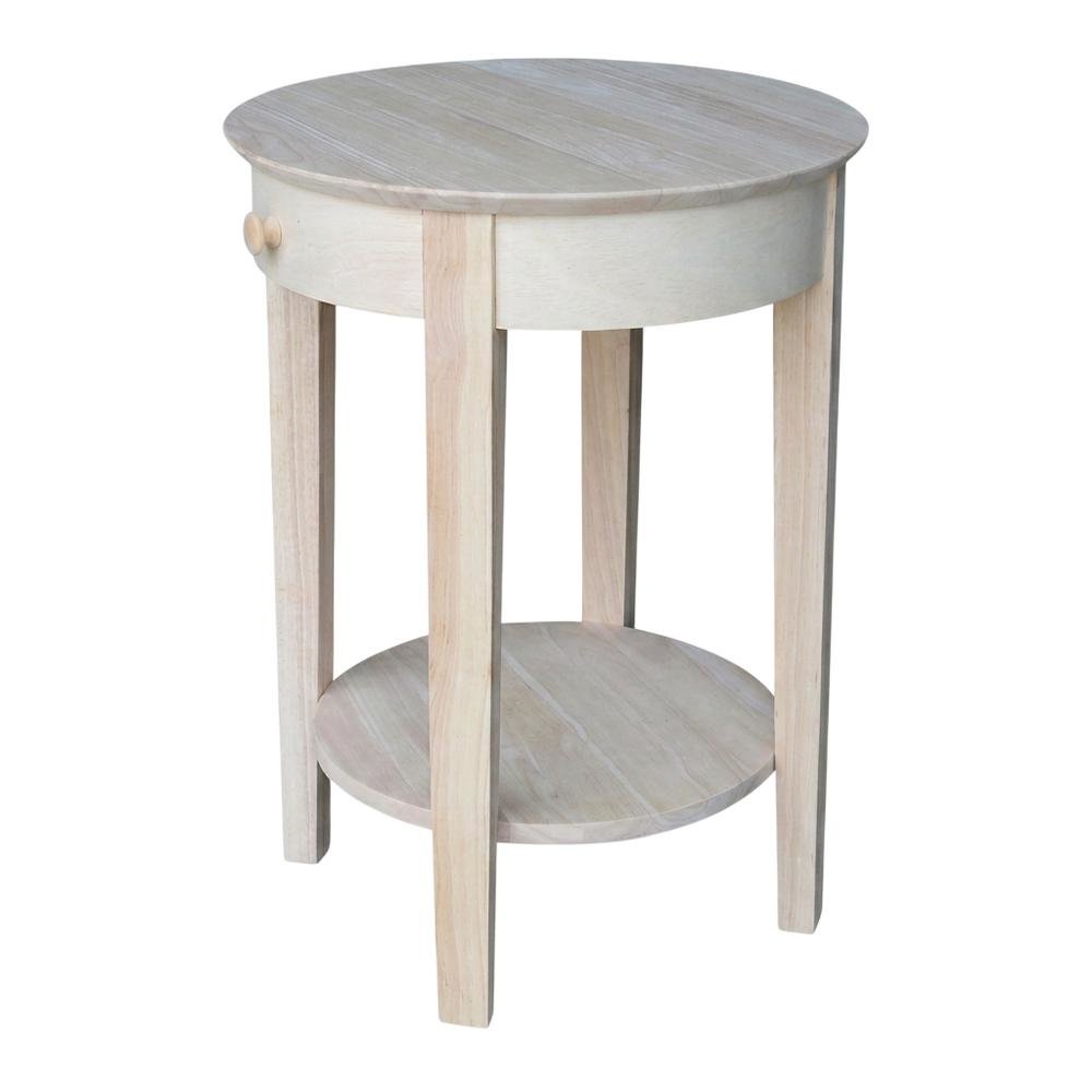 Unfinished Entry Table with Modern Design and Versatile Use. Picture 1