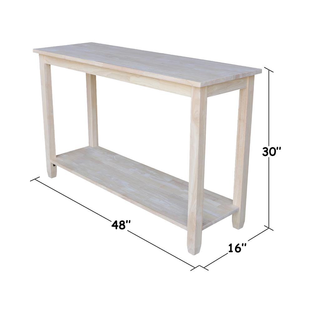 Solano Console - Server Table, Unfinished. Picture 6