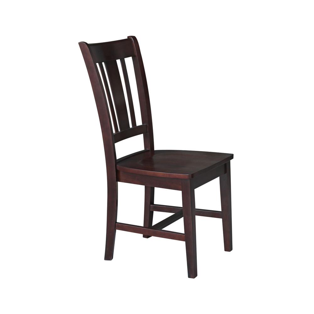 Set of Two San Remo Splatback Chairs, Rich Mocha. Picture 6