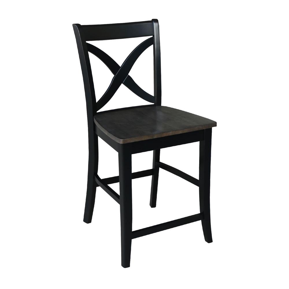 Cosmo Counter height Stool - 24" Seat Height , Coal. Picture 9