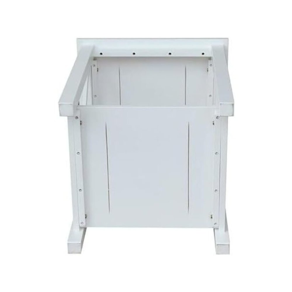 Hampton End Table, White. Picture 3