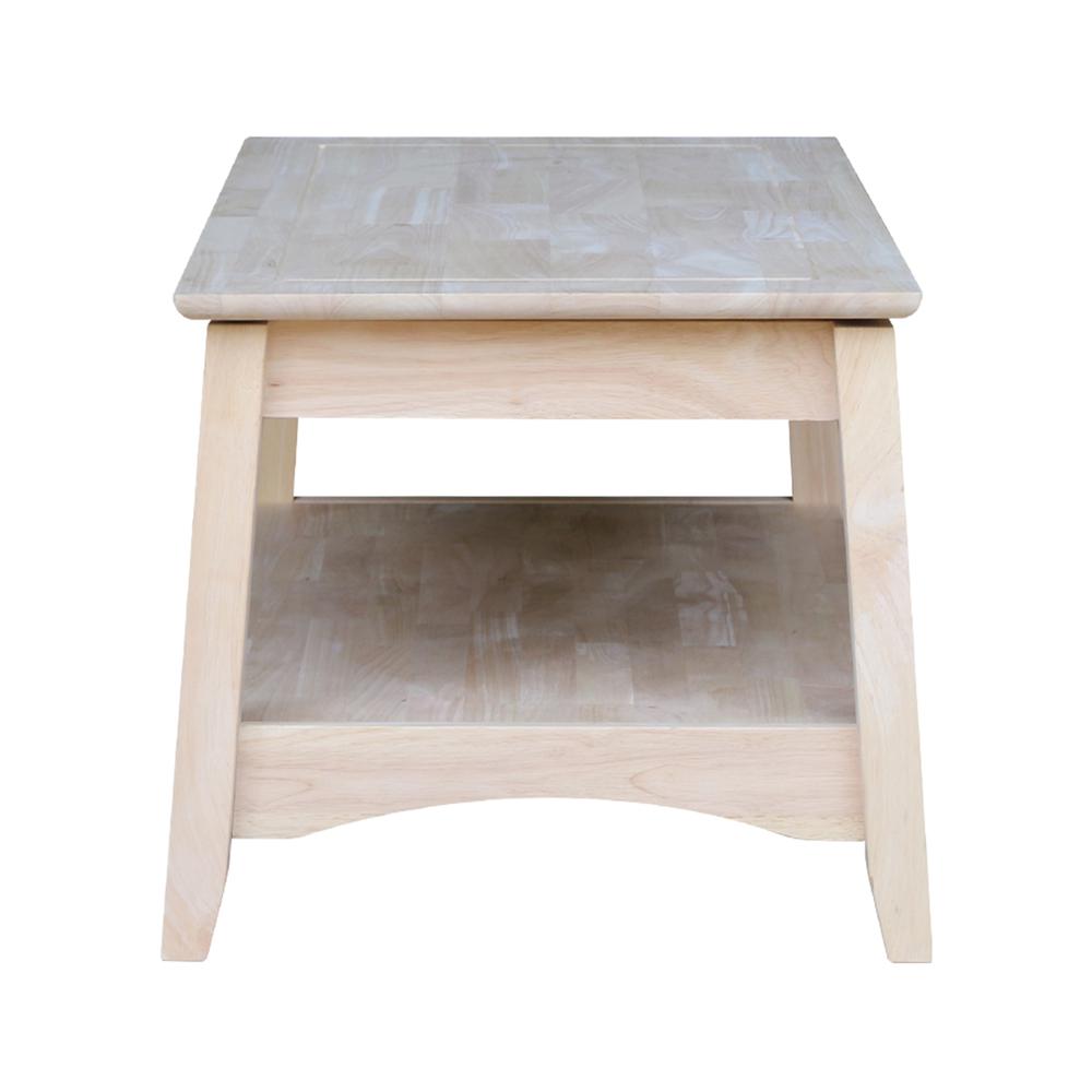 Bombay Tall Coffee Table-Includes Lift Top, Unfinished. Picture 5