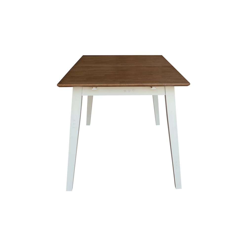 60" Butterfly Extension Dining Table, Coastal Farmhouse Dining Table. Picture 7